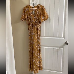 Yarn & Sea Women’s Floral Maxi Dress size XL